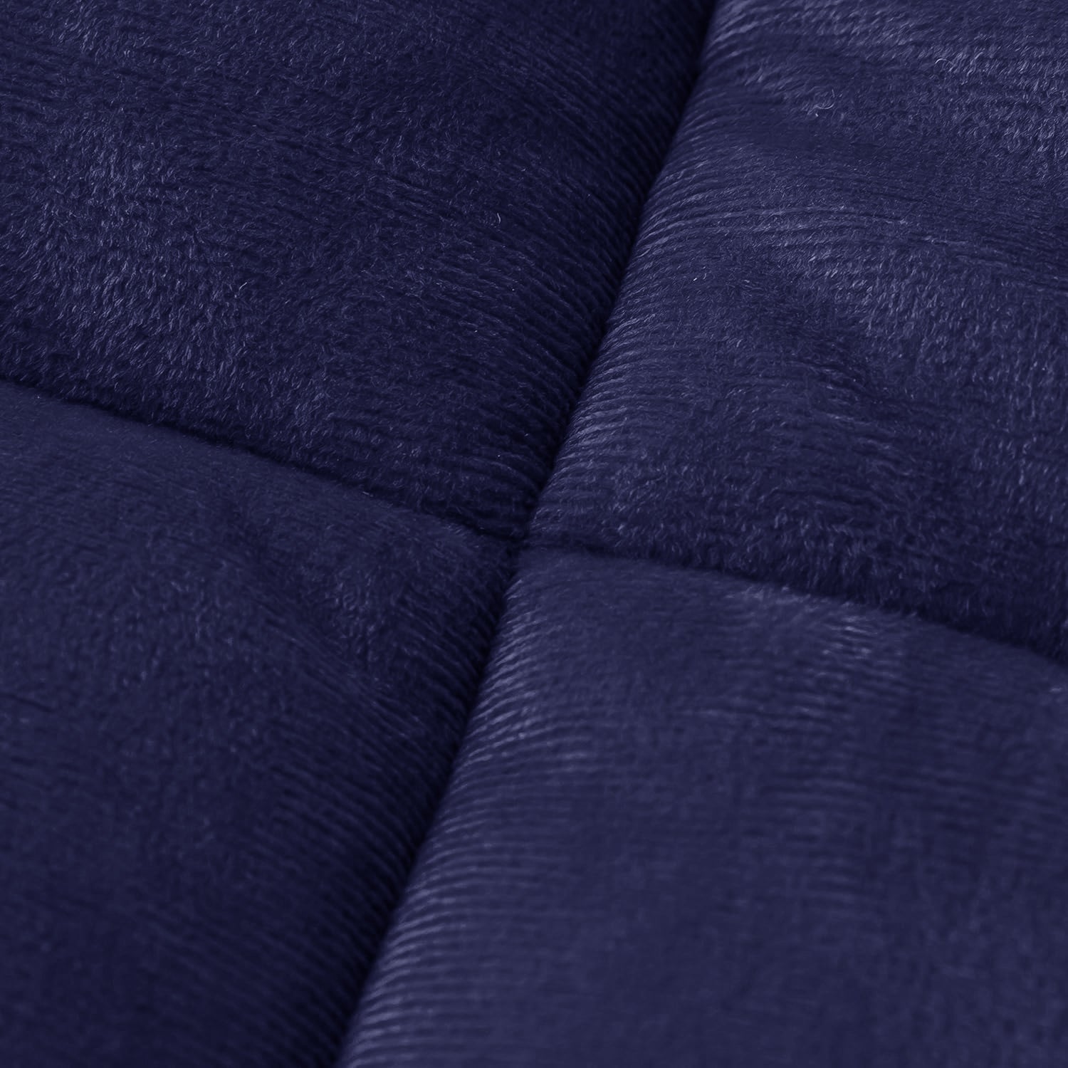 Navy - Sherpa Fleece Comforter – King Size (220 x 230 cm)