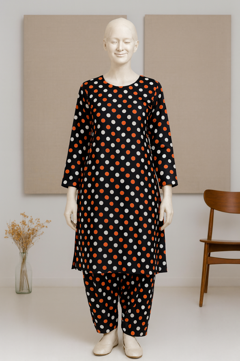 Unstitched - 2 Piece Micro Fabric Suit for Mid Summer & Winters - GU-078611