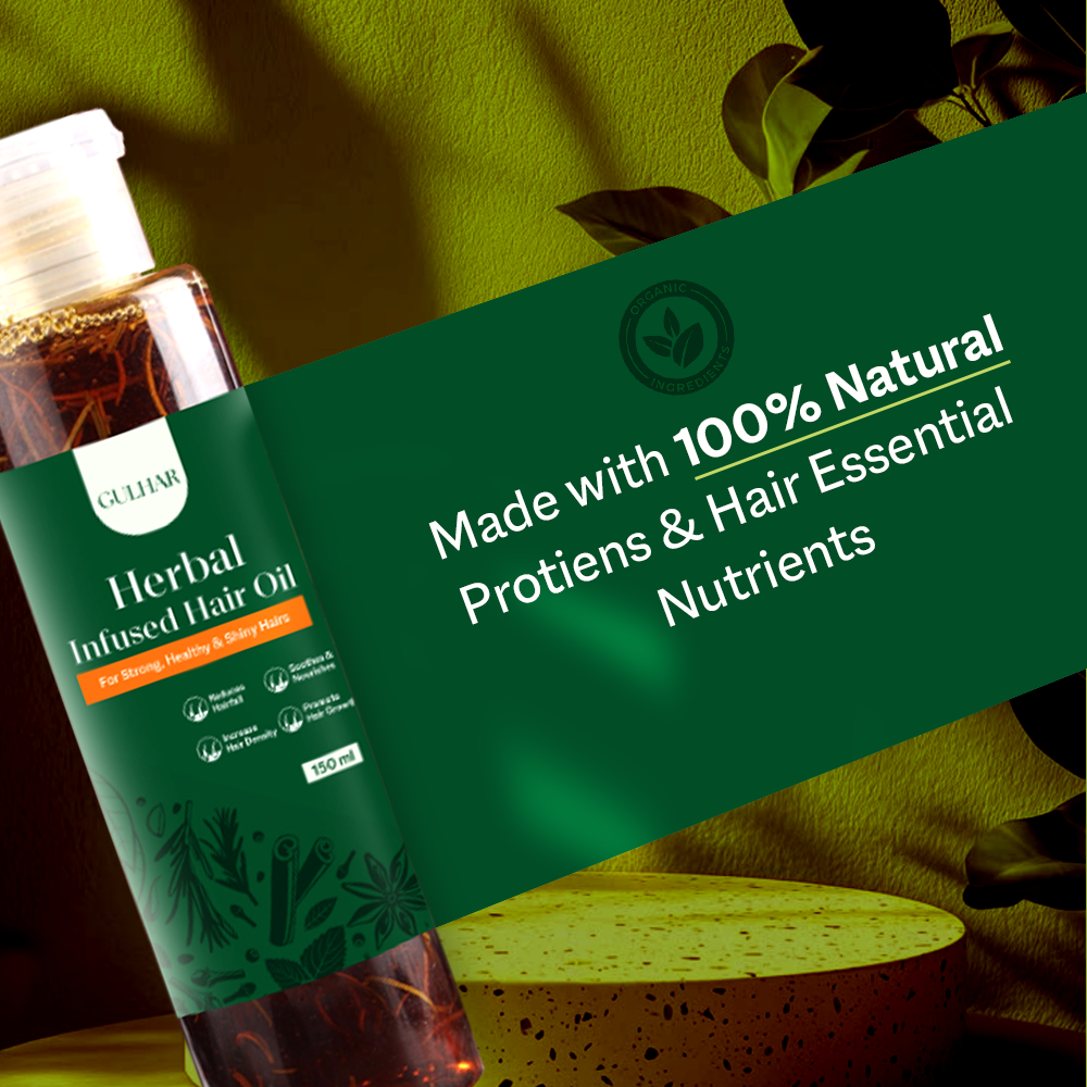 Herbs Infused Hair Oil for Women - 150ml